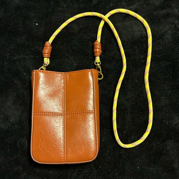 Brown Leather Crossbody Bag - Picture 1 of 4